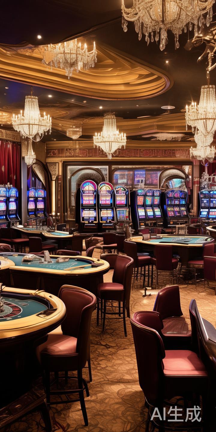 威尼斯人拥有多达数百台不同类型的老虎机及丰富的桌上