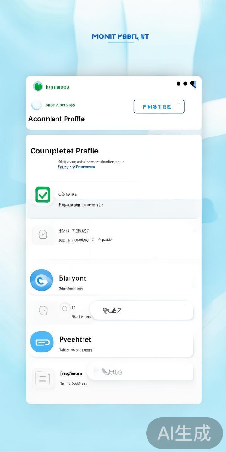 完善账号信息和支付方式
确保个人资料和支付账户信